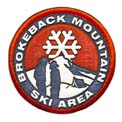 Brokeback Mt. Ski Area Shot Glass